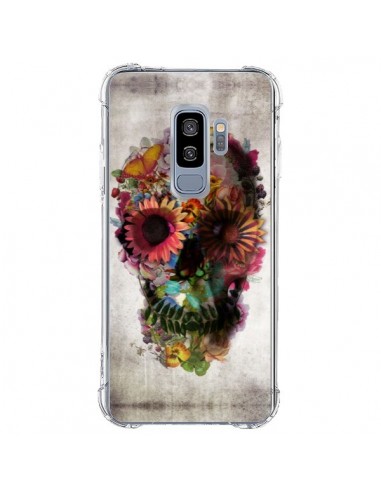 Coque Samsung S9 Plus Skull Flower Tête de Mort - Ali Gulec