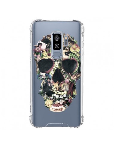 Coque Samsung S9 Plus Skull Vintage Tête de Mort Transparente - Ali Gulec