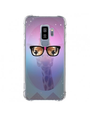 Coque Samsung S9 Plus Girafe Geek à Lunettes - Aurelie Scour