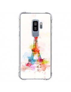 Coque Samsung S9 Plus Paris Tour Eiffel Muticolore -...