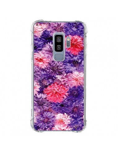 Coque Samsung S9 Plus Fleurs Violettes Flower Storm - Asano Yamazaki