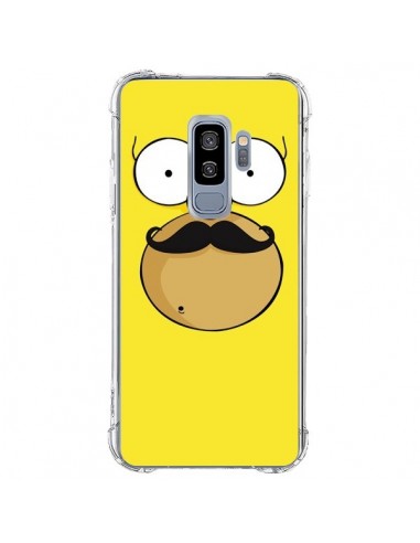Coque Samsung S9 Plus Homer Movember Moustache Simpsons - Bertrand Carriere