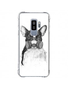 Coque Samsung S9 Plus Tagueur Bulldog Dog Chien Big City...