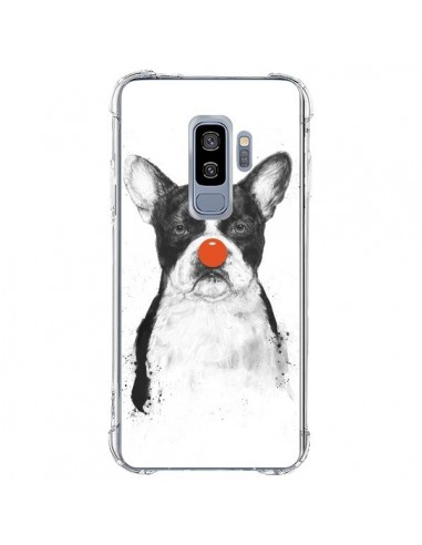 Coque Samsung S9 Plus Clown Bulldog Chien Dog - Balazs Solti