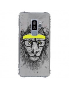 Coque Samsung S9 Plus Hipster Lion - Balazs Solti