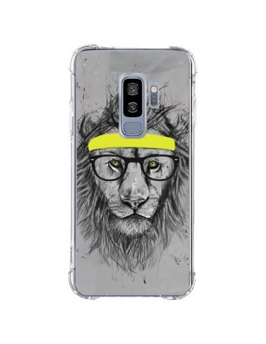 Coque Samsung S9 Plus Hipster Lion - Balazs Solti
