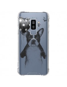 Coque Samsung S9 Plus Love Bulldog Dog Chien Transparente...