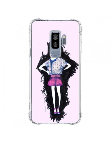 Coque Samsung S9 Plus Valentine Femme Fashion Mode Rose Clair - Cécile