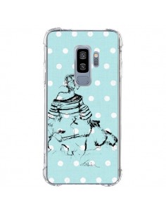 Coque Samsung S9 Plus Croquis Pois Femme Fashion Mode -...