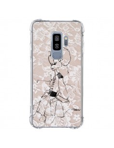 Coque Samsung S9 Plus Croquis Dentelle Femme Fashion Mode...