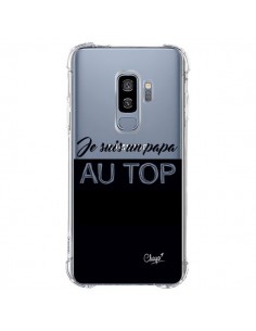 Coque Samsung S9 Plus Je suis un Papa au Top Transparente...