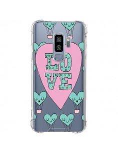 Coque Samsung S9 Plus Love Nuage Montgolfier Transparente...