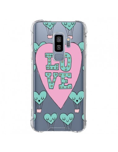 Coque Samsung S9 Plus Love Nuage Montgolfier Transparente - Claudia Ramos
