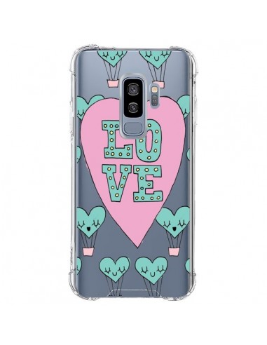 Coque Samsung S9 Plus Love Nuage Montgolfier Transparente - Claudia Ramos