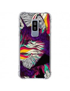 Coque Samsung S9 Plus Color Husky Chien Loup - Danny Ivan