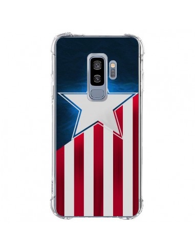 Coque Samsung S9 Plus Captain America - Eleaxart