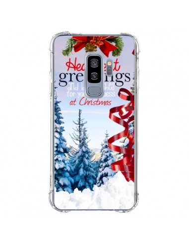 Coque Samsung S9 Plus Voeux Joyeux Noël - Eleaxart