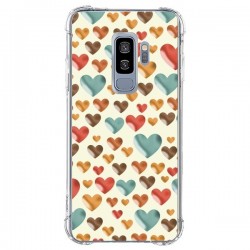 Coque Samsung S9 Plus Coeurs Color_s - Eleaxart