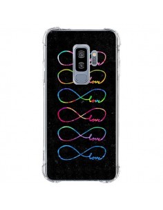Coque Samsung S9 Plus Love Forever Infini Noir - Eleaxart
