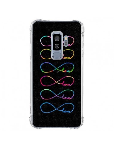 Coque Samsung S9 Plus Love Forever Infini Noir - Eleaxart