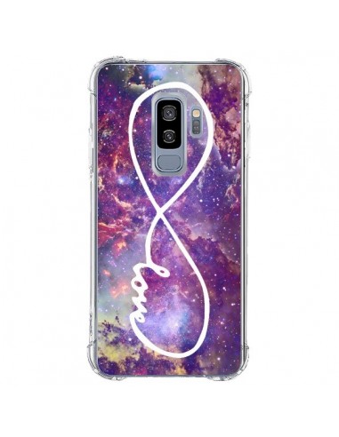 Coque Samsung S9 Plus Love Forever Infini Galaxy - Eleaxart