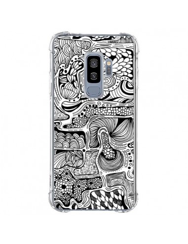 Coque Samsung S9 Plus Reflejo Reflet Noir et Blanc - Eleaxart