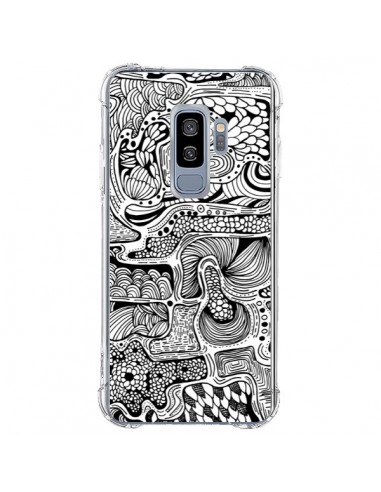 Coque Samsung S9 Plus Reflejo Reflet Noir et Blanc - Eleaxart