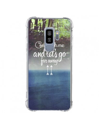 Coque Samsung S9 Plus Let's Go Far Away Forest Foret - Eleaxart