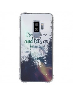 Coque Samsung S9 Plus Let's Go Far Away Snow Neige -...