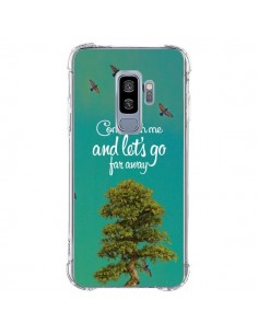 Coque Samsung S9 Plus Let's Go Far Away Tree Arbre -...