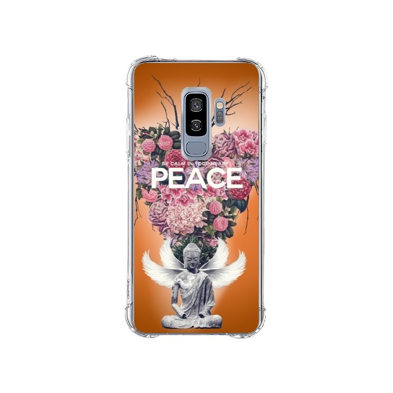 Coque Samsung S9 Plus Peace Fleurs Buddha - Eleaxart