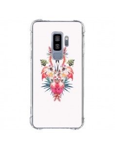 Coque Samsung S9 Plus Tropicales Flamingos Tropical...