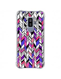 Coque Samsung S9 Plus Graphic Azteque Rose Violet -  Léa...
