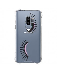 Coque Samsung S9 Plus Eyes Oeil Yeux Bleus Transparente -...