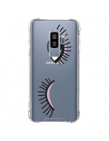 Coque Samsung S9 Plus Eyes Oeil Yeux Bleus Transparente -  Léa Clément