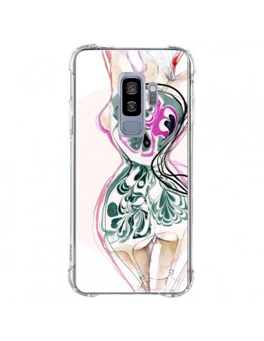 Coque Samsung S9 Plus Femme en fleurs - Elisaveta Stoilova