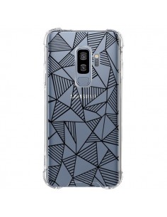 Coque Samsung S9 Plus Lignes Grilles Triangles Grid...