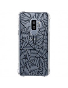 Coque Samsung S9 Plus Lignes Grilles Triangles Full Grid...