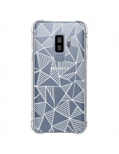 Coque Samsung S9 Plus Lignes Grilles Triangles Grid...