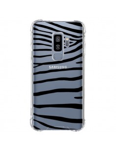 Coque Samsung S9 Plus Zebre Zebra Noir Transparente -...