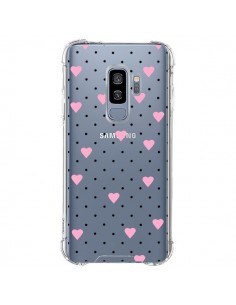 Coque Samsung S9 Plus Point Coeur Rose Pin Point Heart...