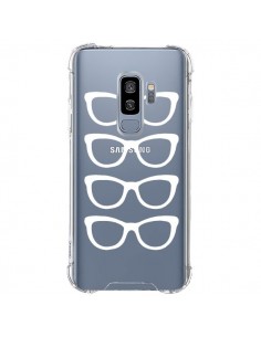 Coque Samsung S9 Plus Sunglasses Lunettes Soleil Blanc...