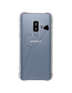 Coque Samsung S9 Plus Travel to your Heart Noir Voyage...