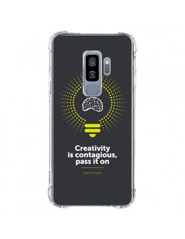 Coque Samsung S9 Plus Creativity is contagious, Einstein - Shop Gasoline