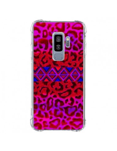 Coque Samsung S9 Plus Tribal Leopard Rouge - Ebi Emporium