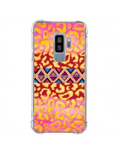 Coque Samsung S9 Plus Tribal Leopard Rose - Ebi Emporium
