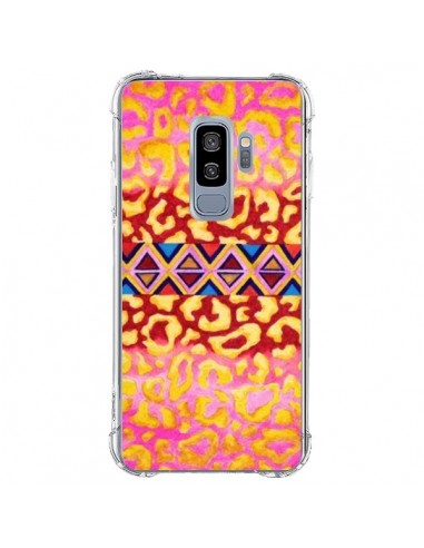 Coque Samsung S9 Plus Tribal Leopard Rose - Ebi Emporium