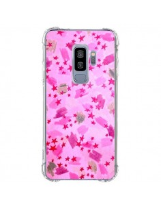 Coque Samsung S9 Plus Stars Etoiles Roses - Ebi Emporium