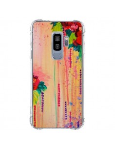 Coque Samsung S9 Plus Strawberry Confetti Flowers - Ebi...
