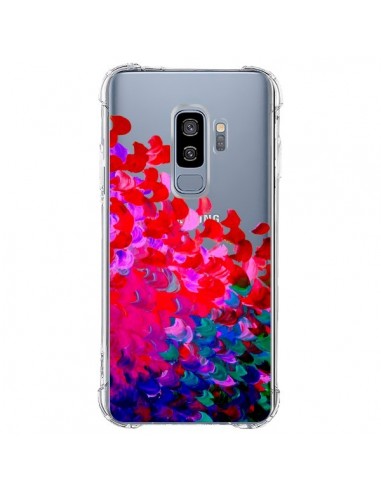 Coque Samsung S9 Plus Creation in Color Pink Rose Transparente - Ebi Emporium